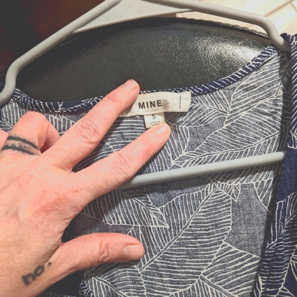 Women's small wrap blouse tropical print - Picture 3 of 4